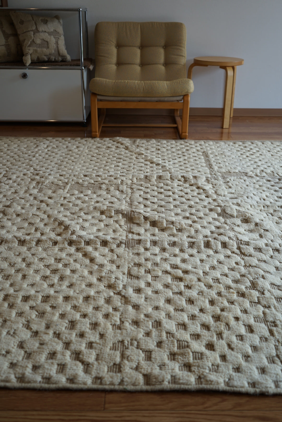 店頭販売 ORIGINAL IRAN QASHQAI KILIM LIVING SIZE " LAND " 200 × 200 cm
