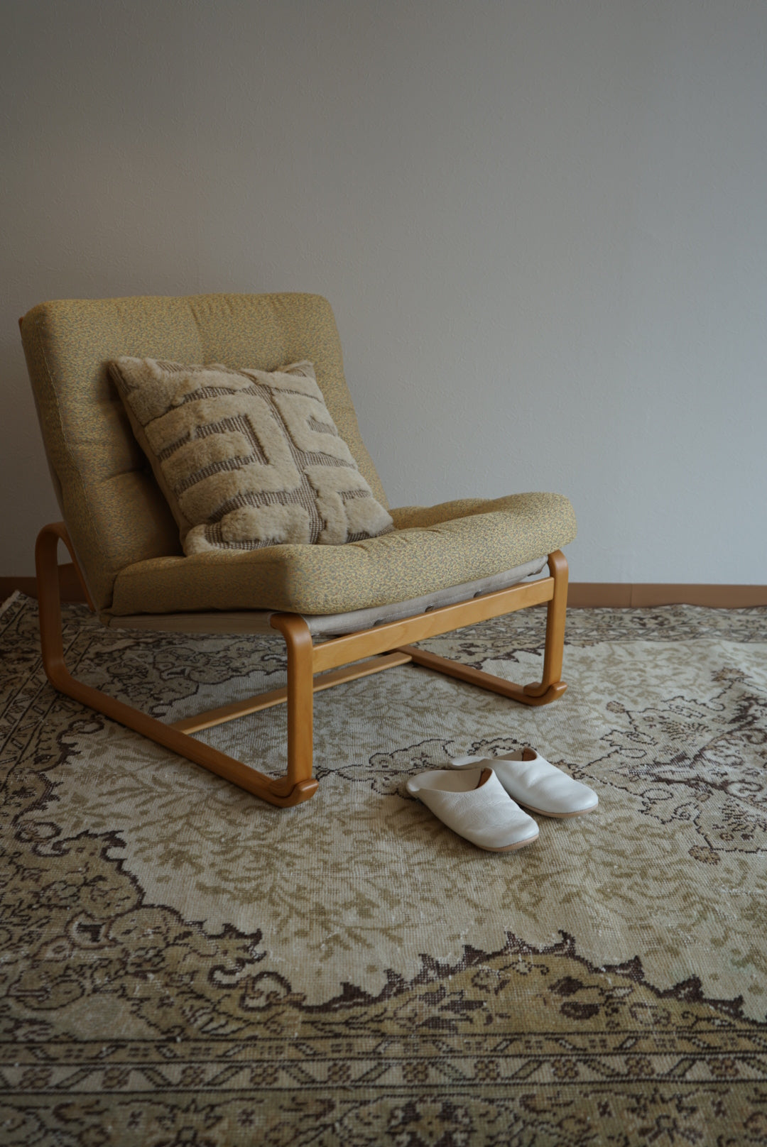 Türkiye Old Isparta Yellow 1960年代 280.5 × 168 cm No.TR25379