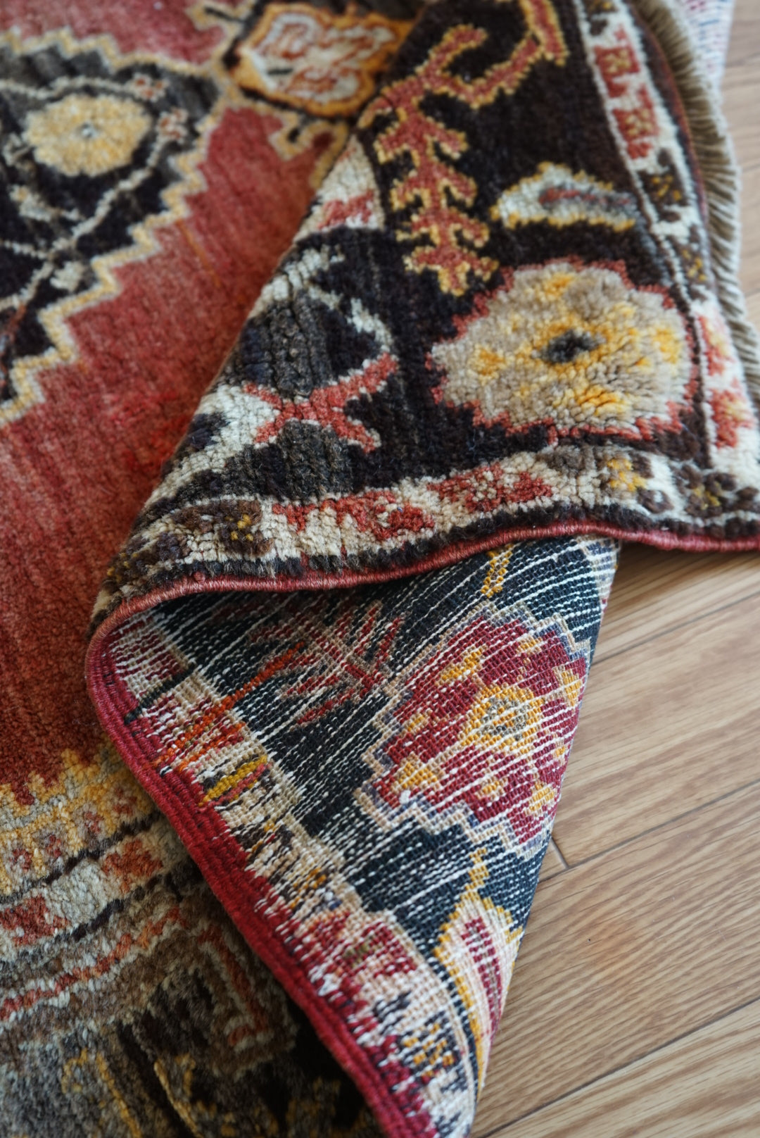 TRIBAL RUG TURKEY OLD KONYA OUSHAK 1965年代 164 × 115 cm No.TR25194