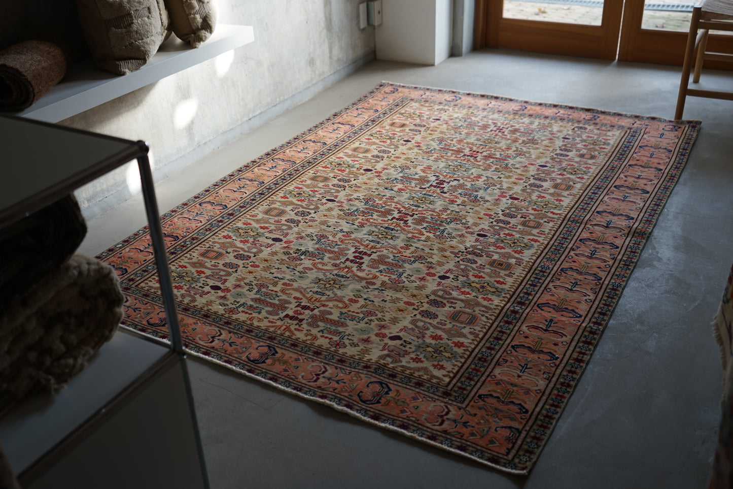 TURKEY OLD KAYSERI PINK 1950-1960年代 212 × 145 cm No.TR25190