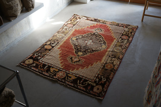 TRIBAL RUG TURKEY OLD KONYA OUSHAK 1965年代 164 × 115 cm No.TR25194