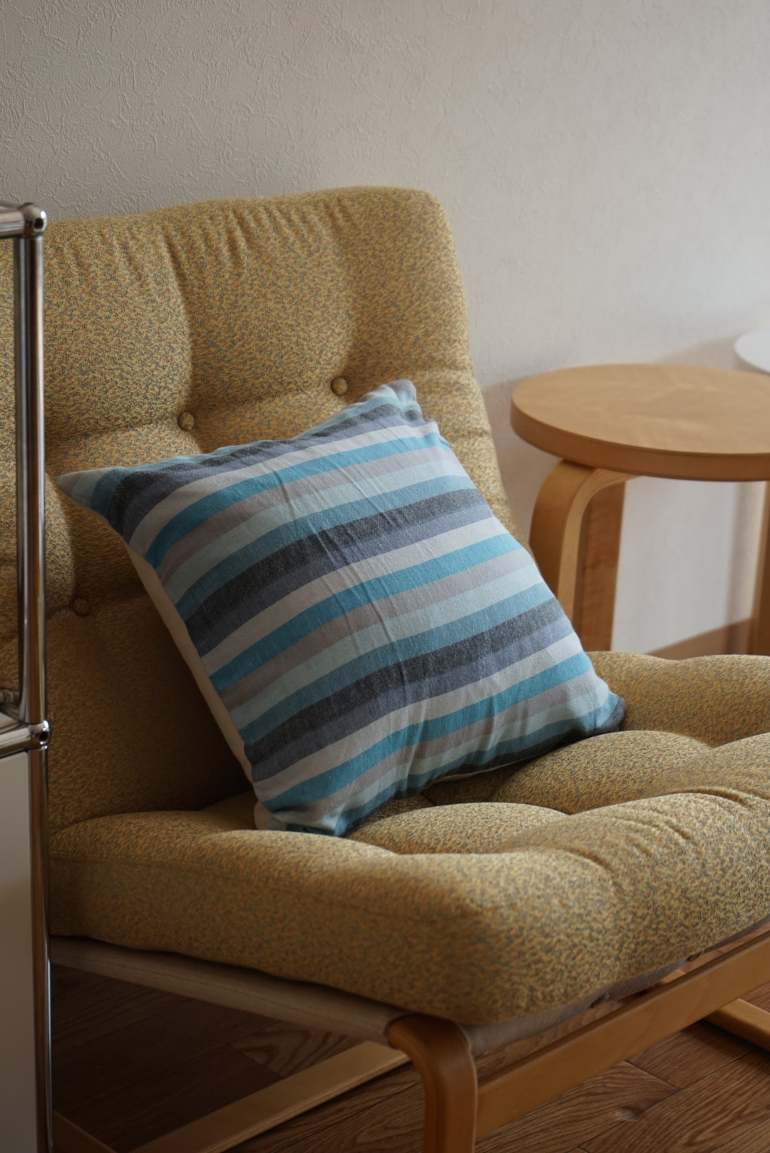 Türkiye Old Cushion Cover Blue Stripe 41 × 40 cm No.TR25398