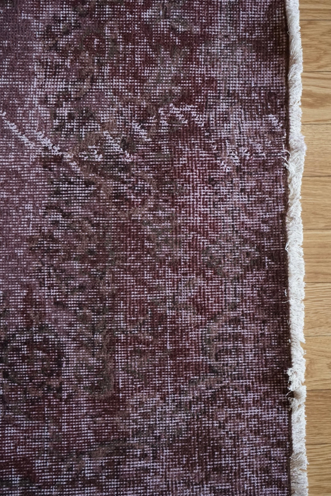 Türkiye Old Isparta Overdye Purple 1970年代 cm No.TR25470