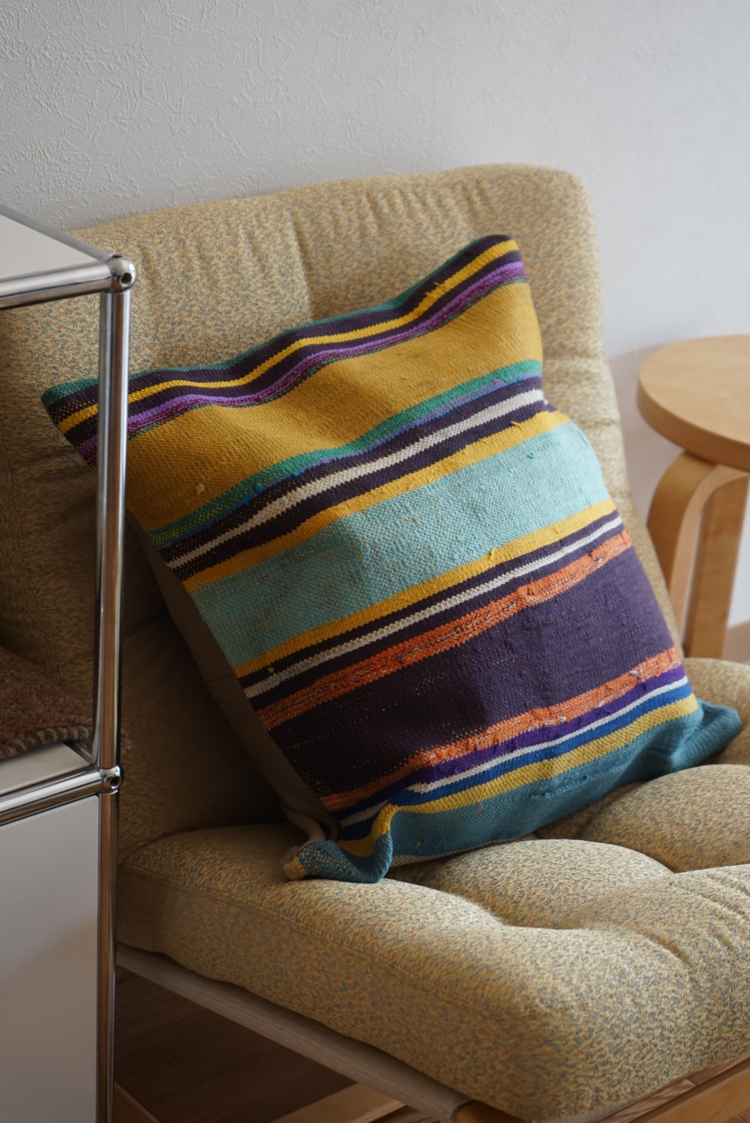 Türkiye Old Kilim Cushion Cover Mix Color 50.5 × 50.5 cm No.TR25432