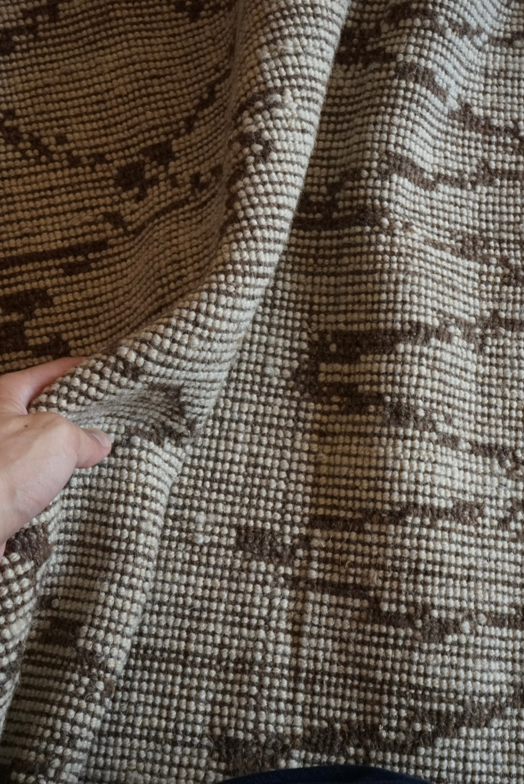 MAISON ÉTRETAT Original Iran Qashqai Kilim " Tribe " 205 × 144 cm / 国内送料無料・羊毛手織りキリム