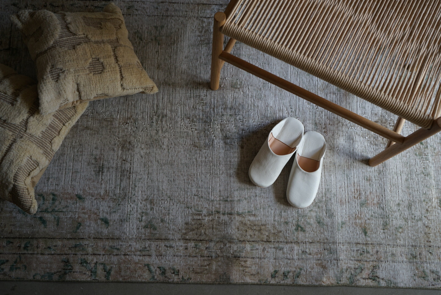 TURKEY OLD ISPARTA GREEN GARDEN 1970年代 189  × 101 cm No.TR25133