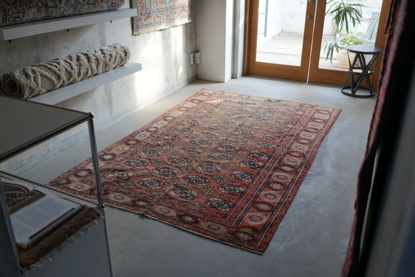 TURKEY TURKMENISTAN OLD TURKNEN 1950-1960年代 213 × 134 cm