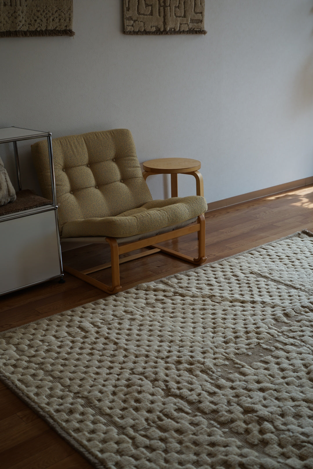 店頭販売 ORIGINAL IRAN QASHQAI KILIM LIVING SIZE " LAND " 200 × 200 cm
