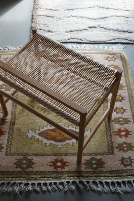 TURKEY OLD MILAS SQUARE 1950-1960年代 106 × 106 cm