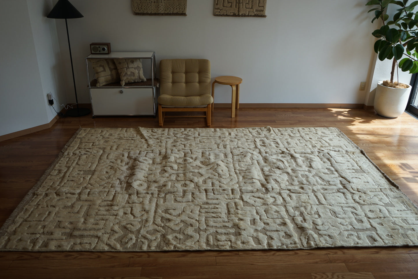 店頭販売 ORIGINAL IRAN  QASHQAI KILIM LIVING MAIN SIZE " ANCIENT " 300 × 200 cm