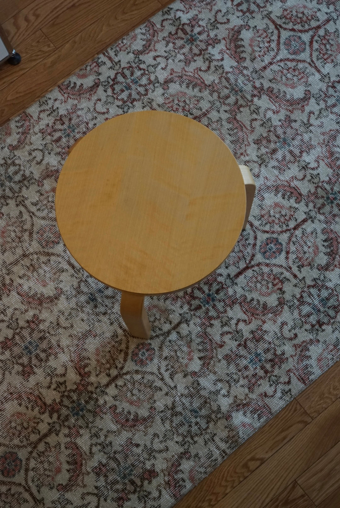 Türkiye Old Isparta Beige , Rose Pink , Botanical 1970年代 194 × 97 cm No.TR25452