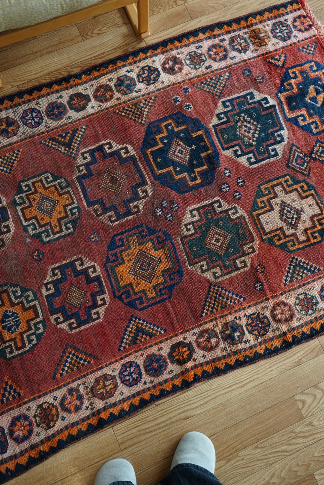 店頭販売 Iran Antique Qashqai Shiraz 1840年代 172 × 115 cm