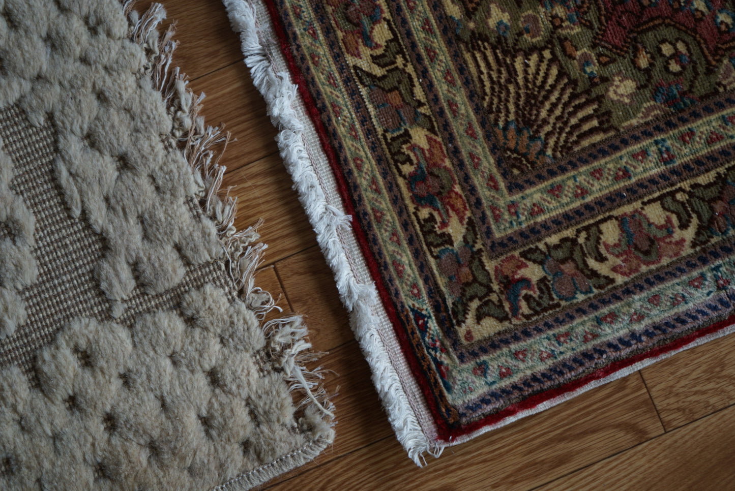 Türkiye Old Kayseri Floral Pink , Beige Doorsize 1960年代 105 × 64 cm No.TR25354