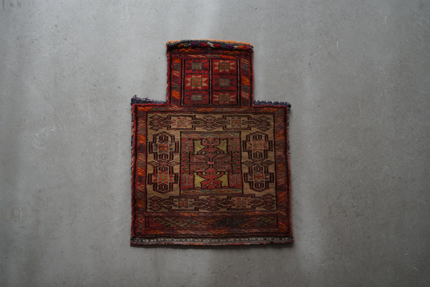AFGHANISTAN OLD BALUCH SALT BAG 1970年代 46 × 34.5 cm