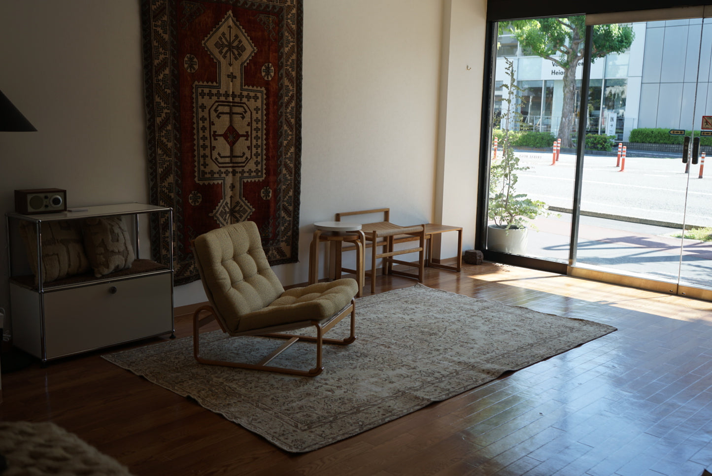 Türkiye Old Isparta Medallion Sweet Beige 1960年代 262.5 × 159.5 cm No.TR25401