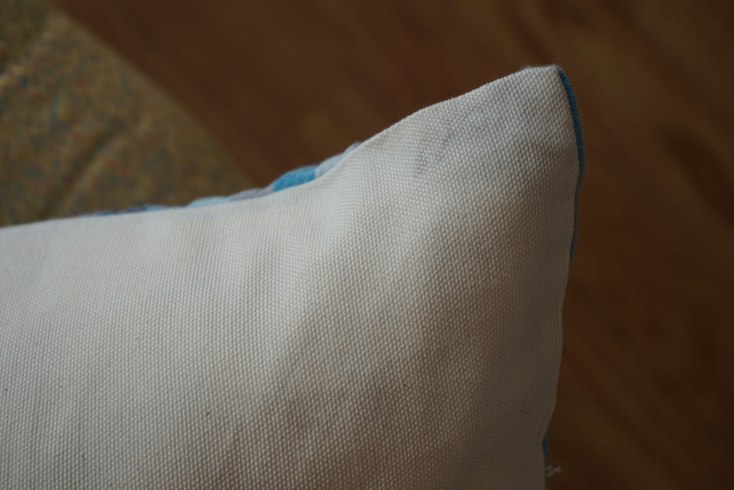 Türkiye Old Cushion Cover Blue Stripe 41 × 40 cm No.TR25398