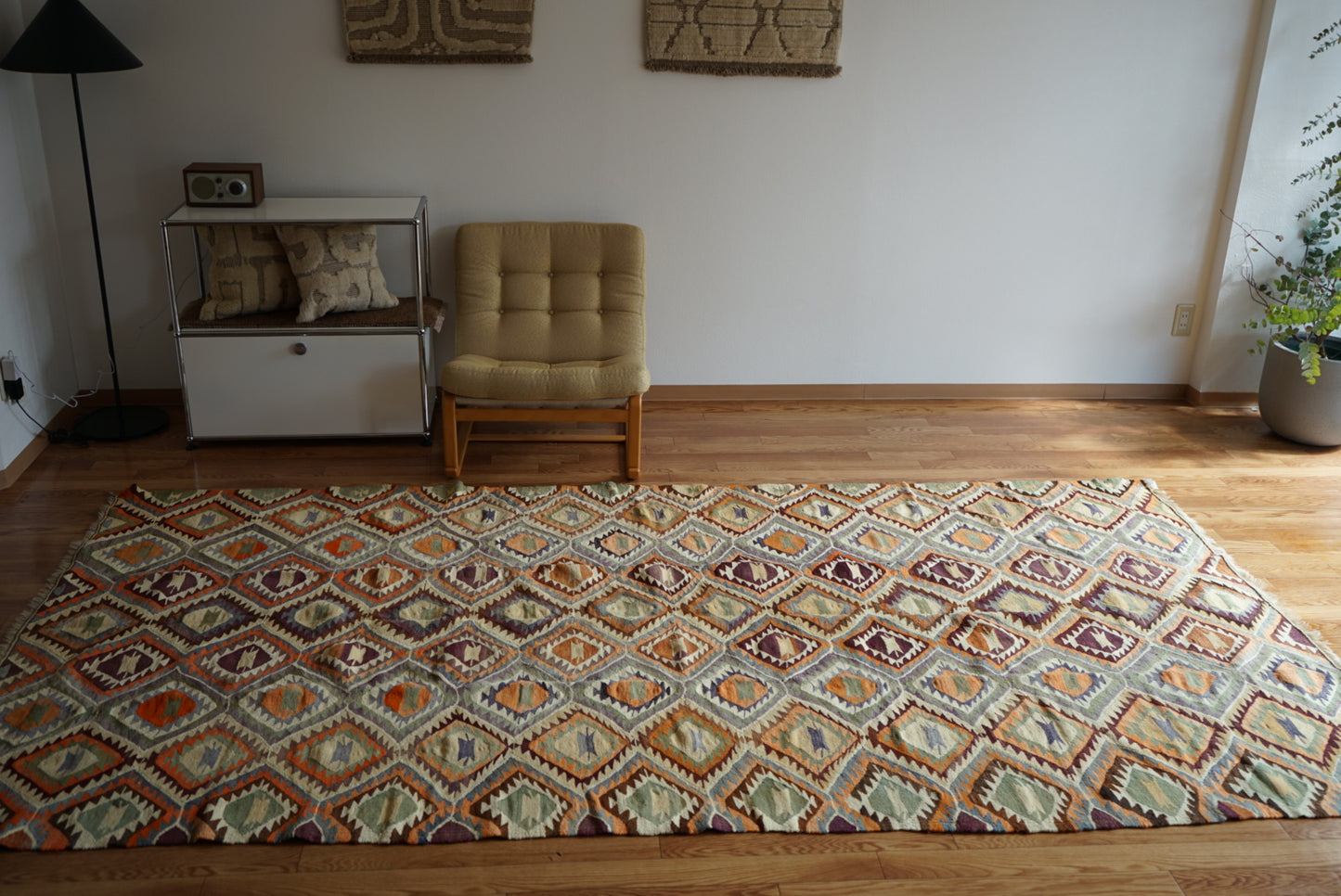Türkiye Old Sivas Kilim 1960年代 314 × 165 cm