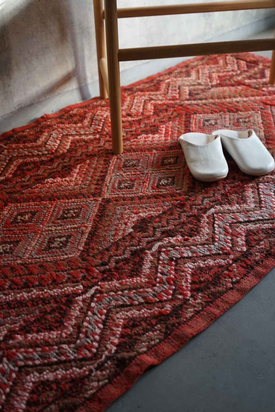 Türkiye Old Kilim Red 1970年代 180 × 88 cm No.TR25268