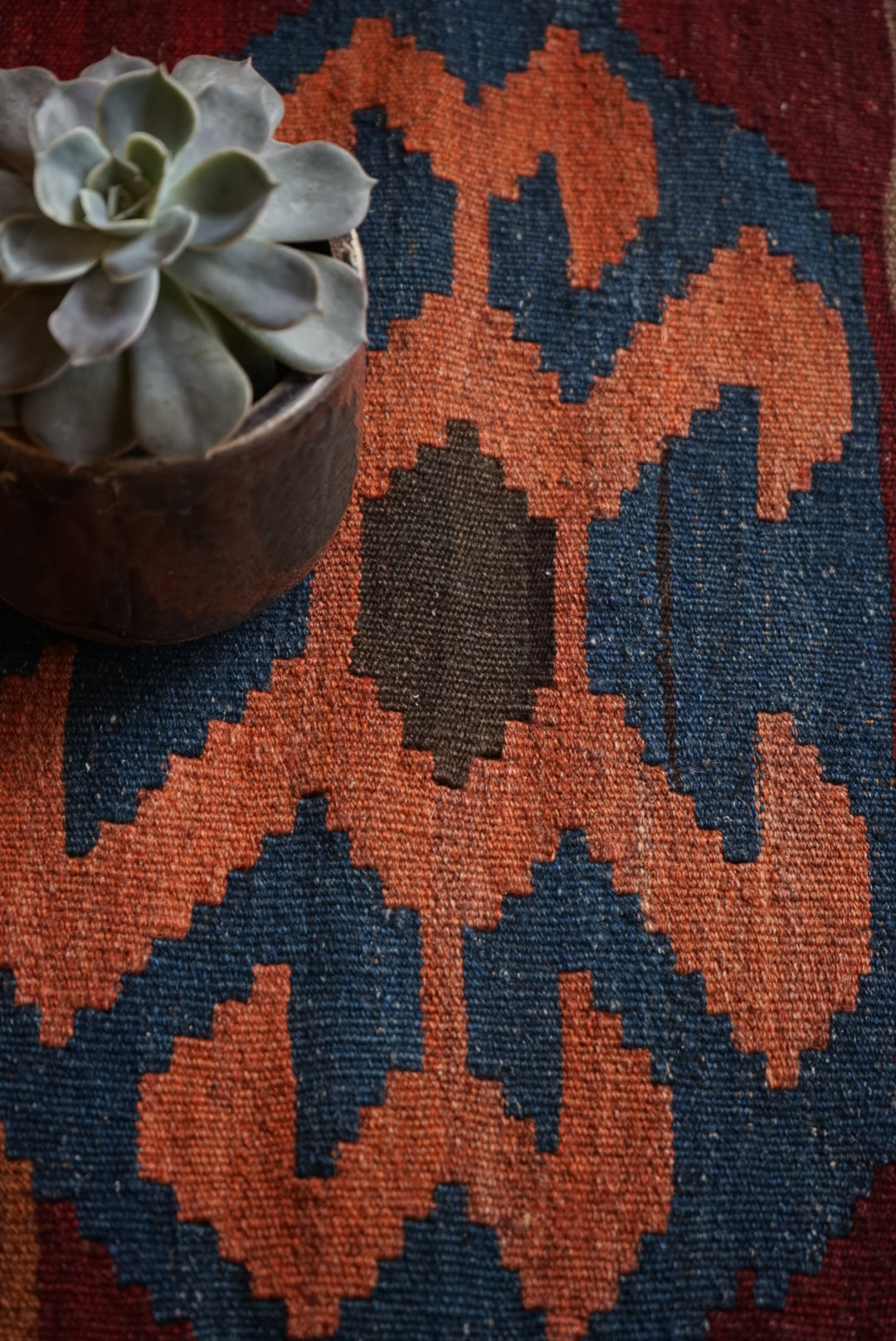 Türkiye Old Kilim Small size 1970年代 52 × 50 cm No.TR25234