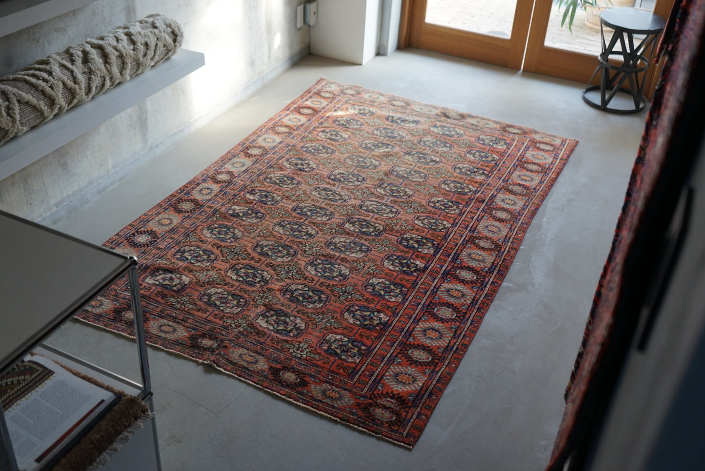 TURKEY TURKMENISTAN OLD TURKNEN 1950-1960年代 213 × 134 cm