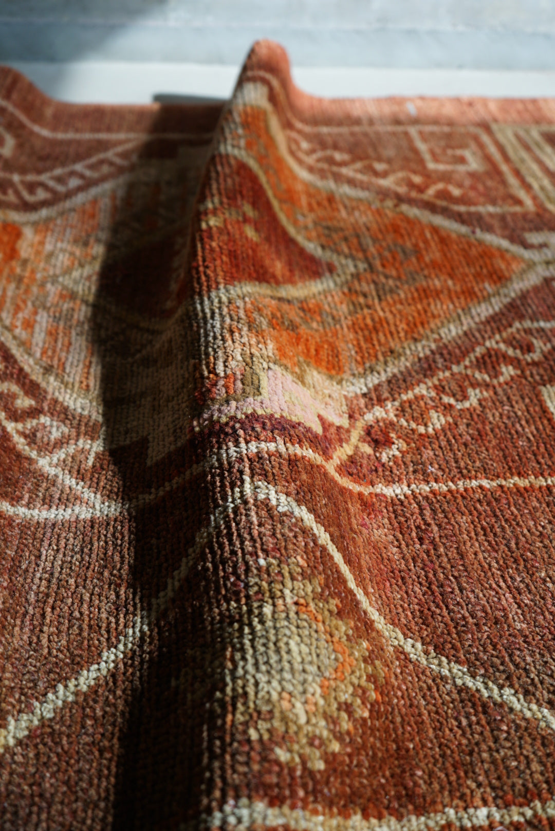 TURKEY VINTAGE ANATORIA BROWN 1980年代 256 × 155 cm No.TR25157