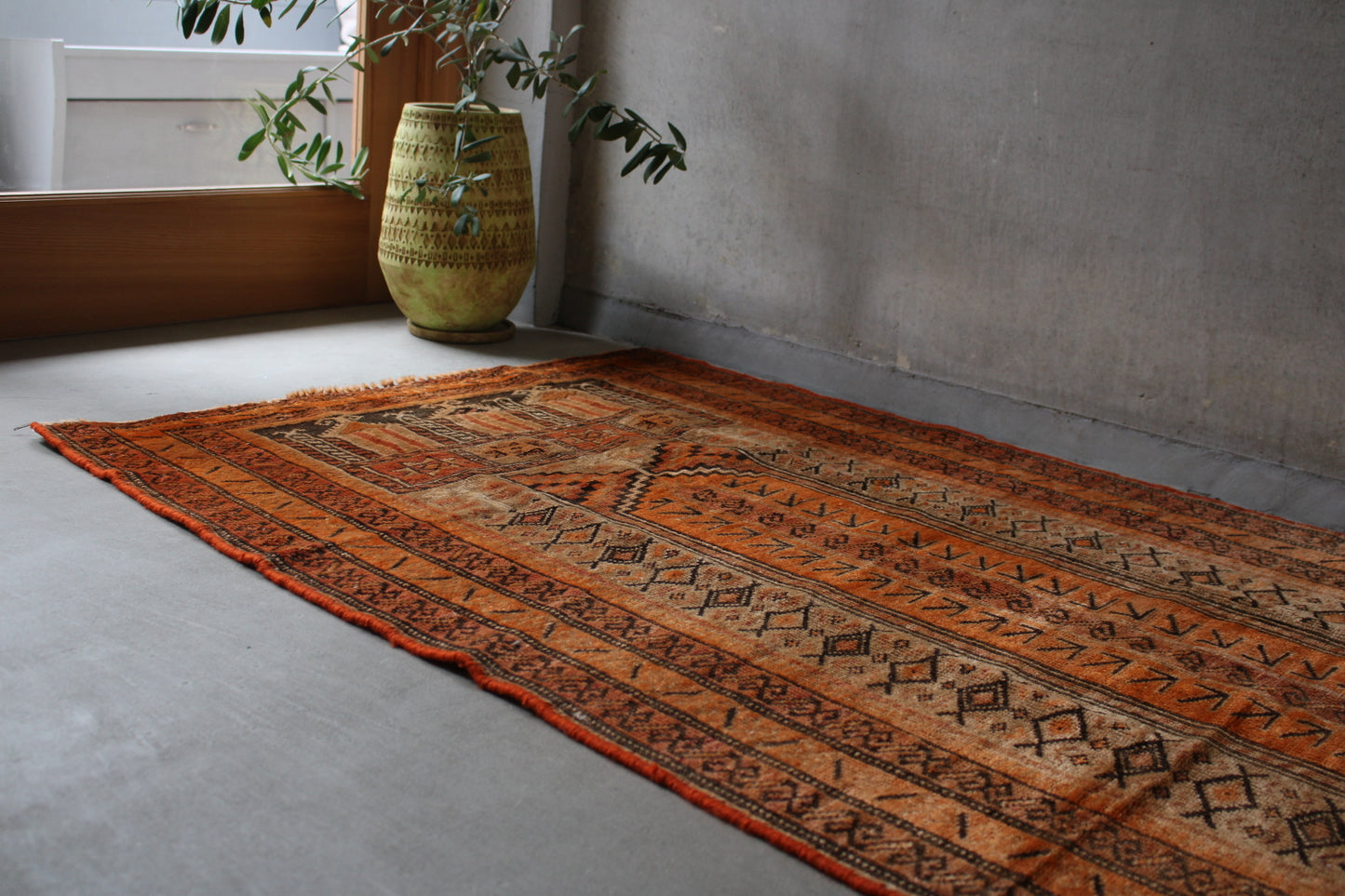Afghanistan Baluch Prayer rug 1970年代 144×84cm