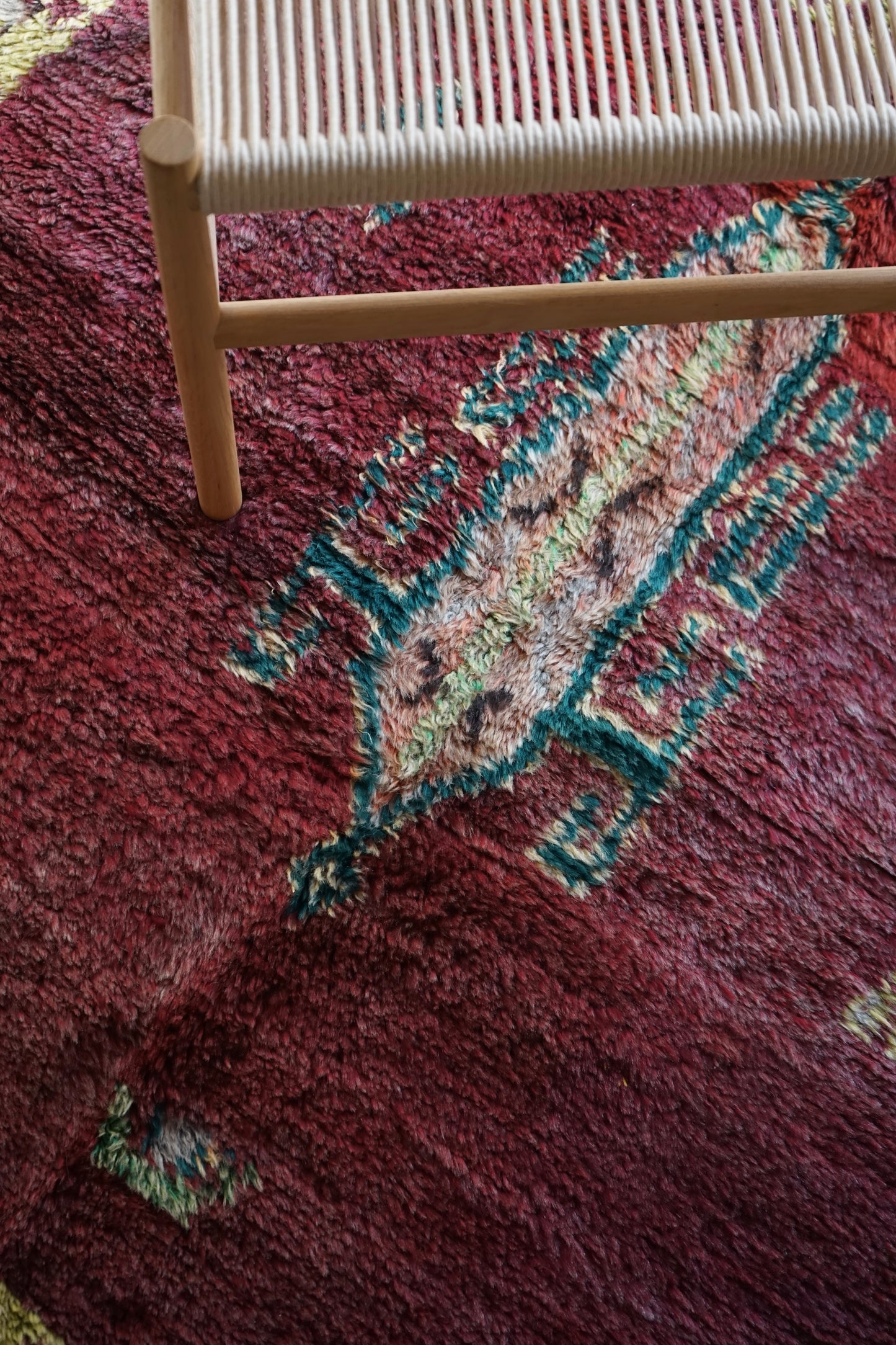 TRIBAL RUG TURKEY OLD OUSHAK 1965年代 154 × 133 cm No.TR25193