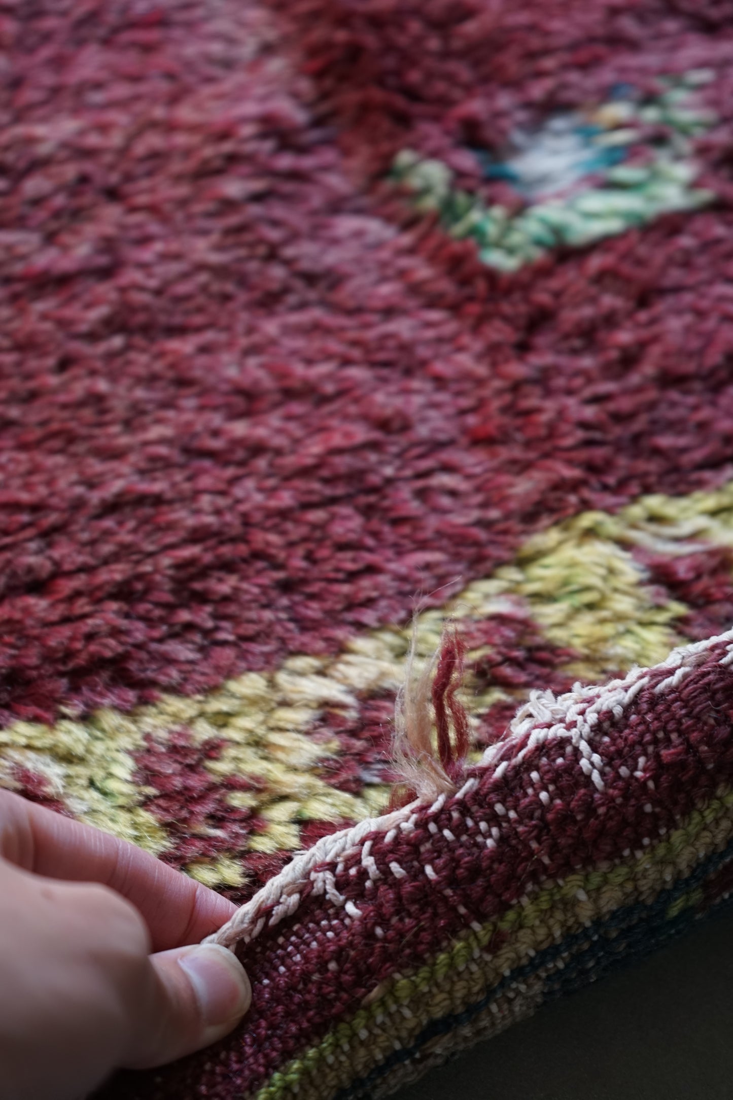 TRIBAL RUG TURKEY OLD OUSHAK 1965年代 154 × 133 cm No.TR25193