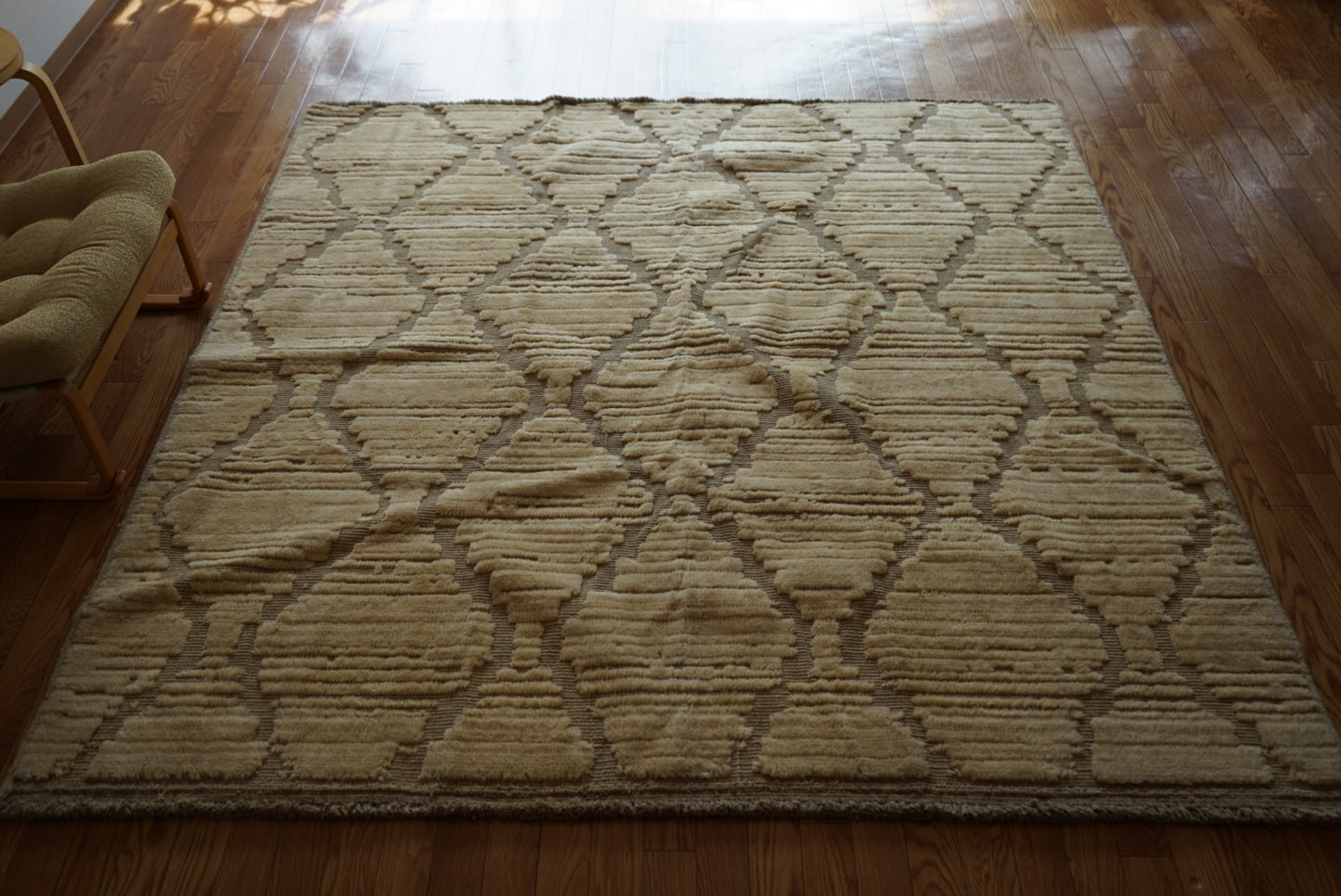 店頭販売 ORIGINAL IRAN QASHQAI KILIM LIVING SIZE " DIAMOND " 200 × 200 cm