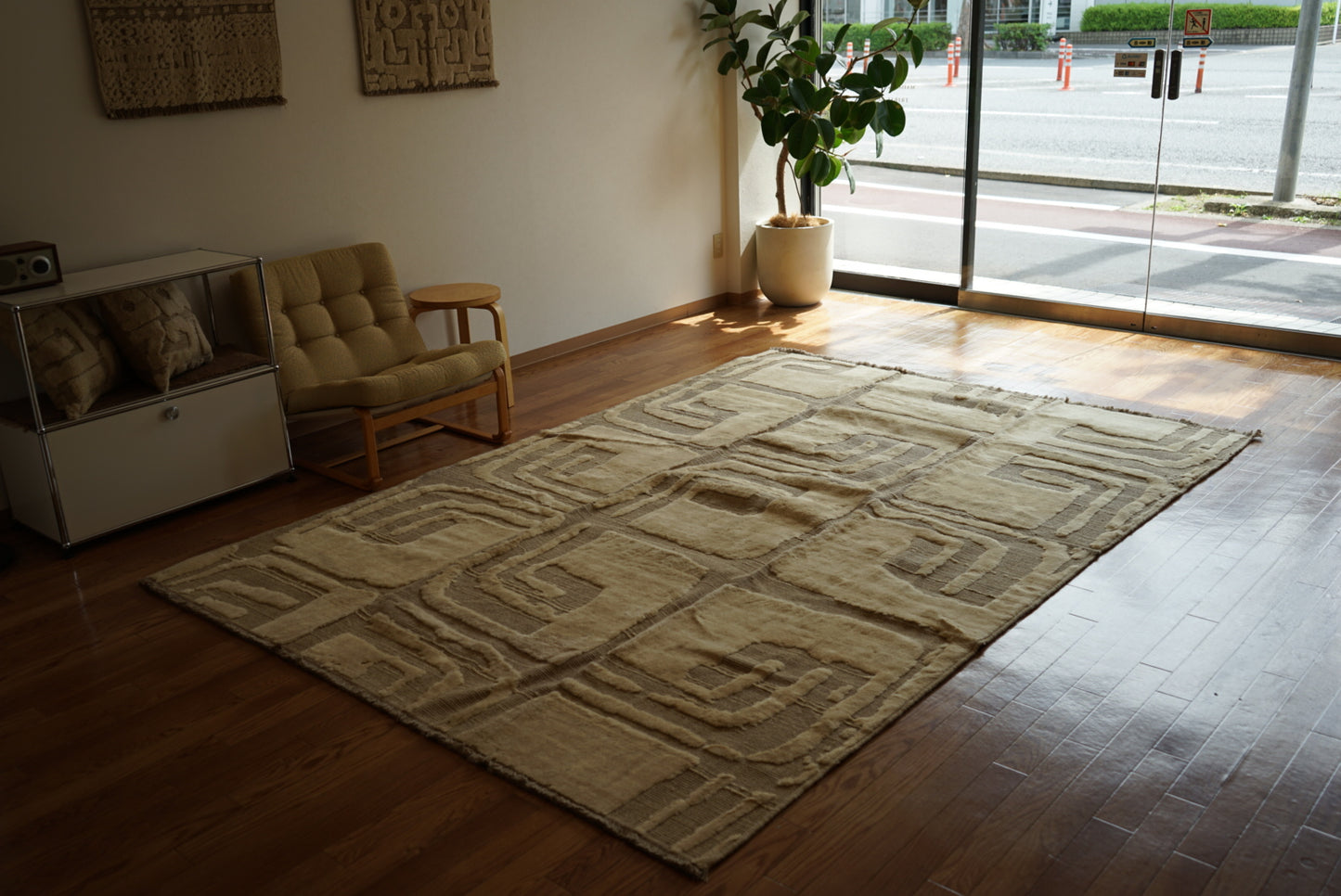 店頭販売 ORIGINAL IRAN  QASHQAI KILIM LIVING MAIN SIZE " PERSIA " 300 × 200 cm