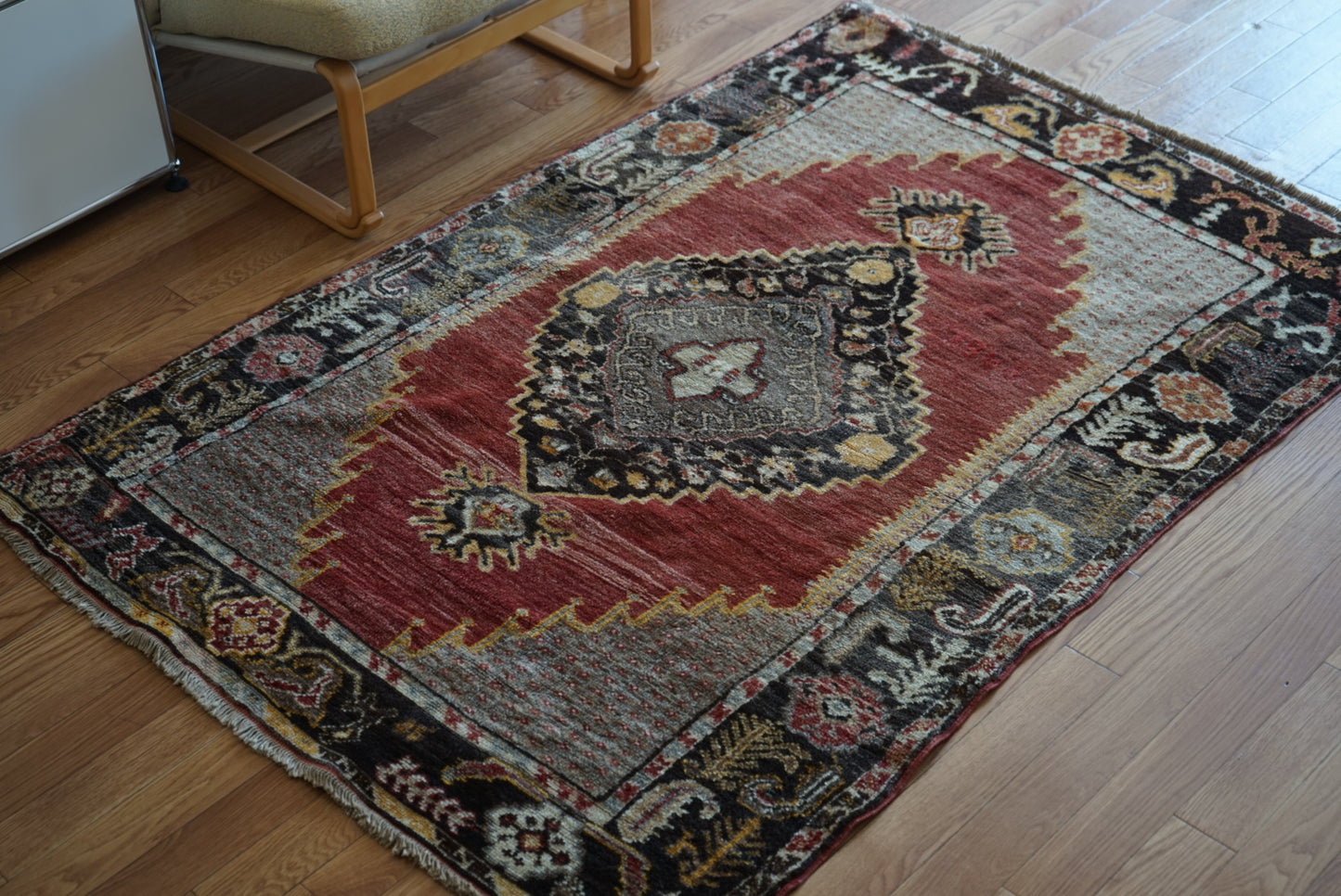 TRIBAL RUG TURKEY OLD KONYA OUSHAK 1965年代 164 × 115 cm No.TR25194