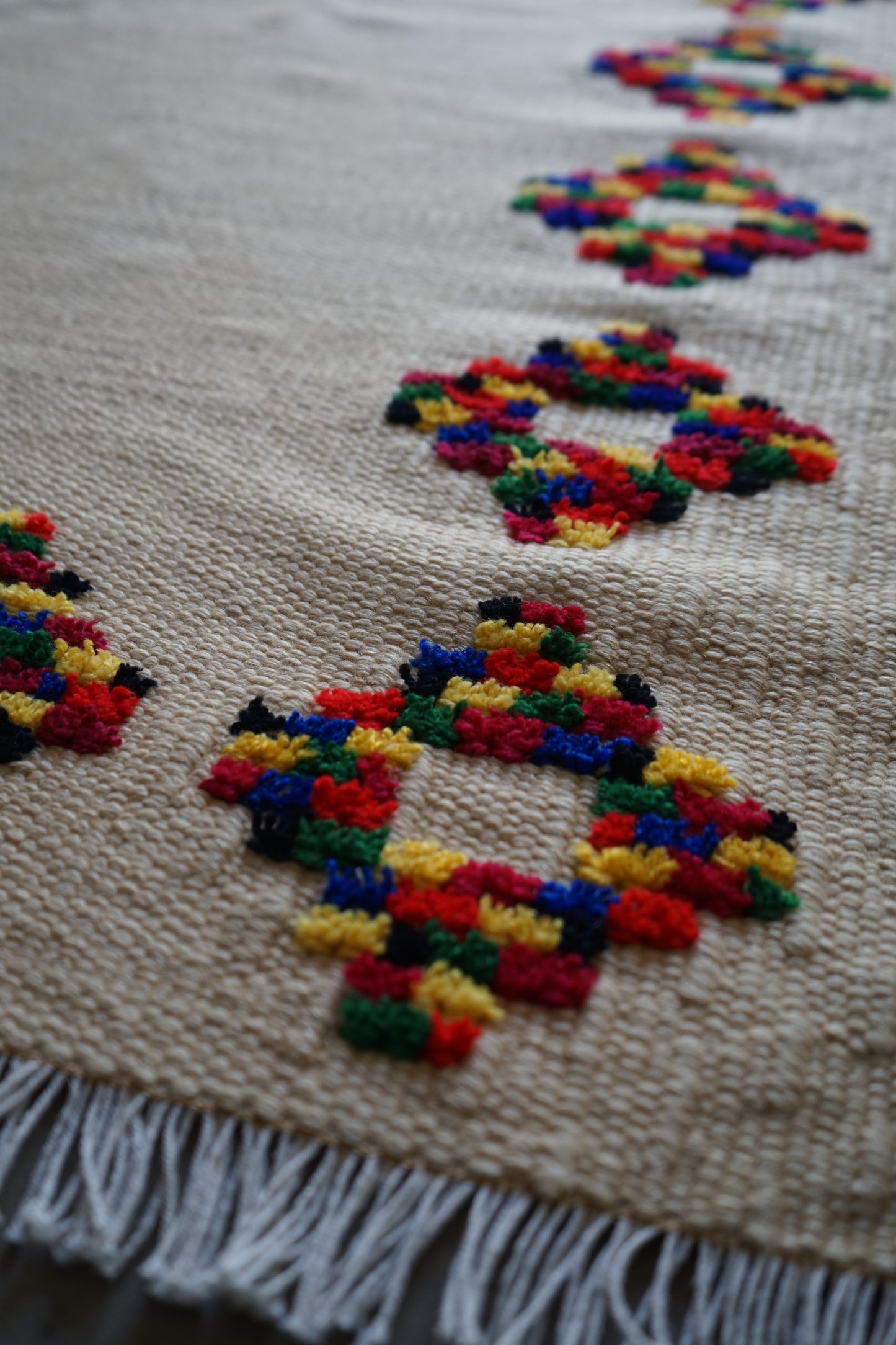 TURKEY VINTAGE KILIM DOT FLOWER 1980年代 125 × 80 cm No.TR25195