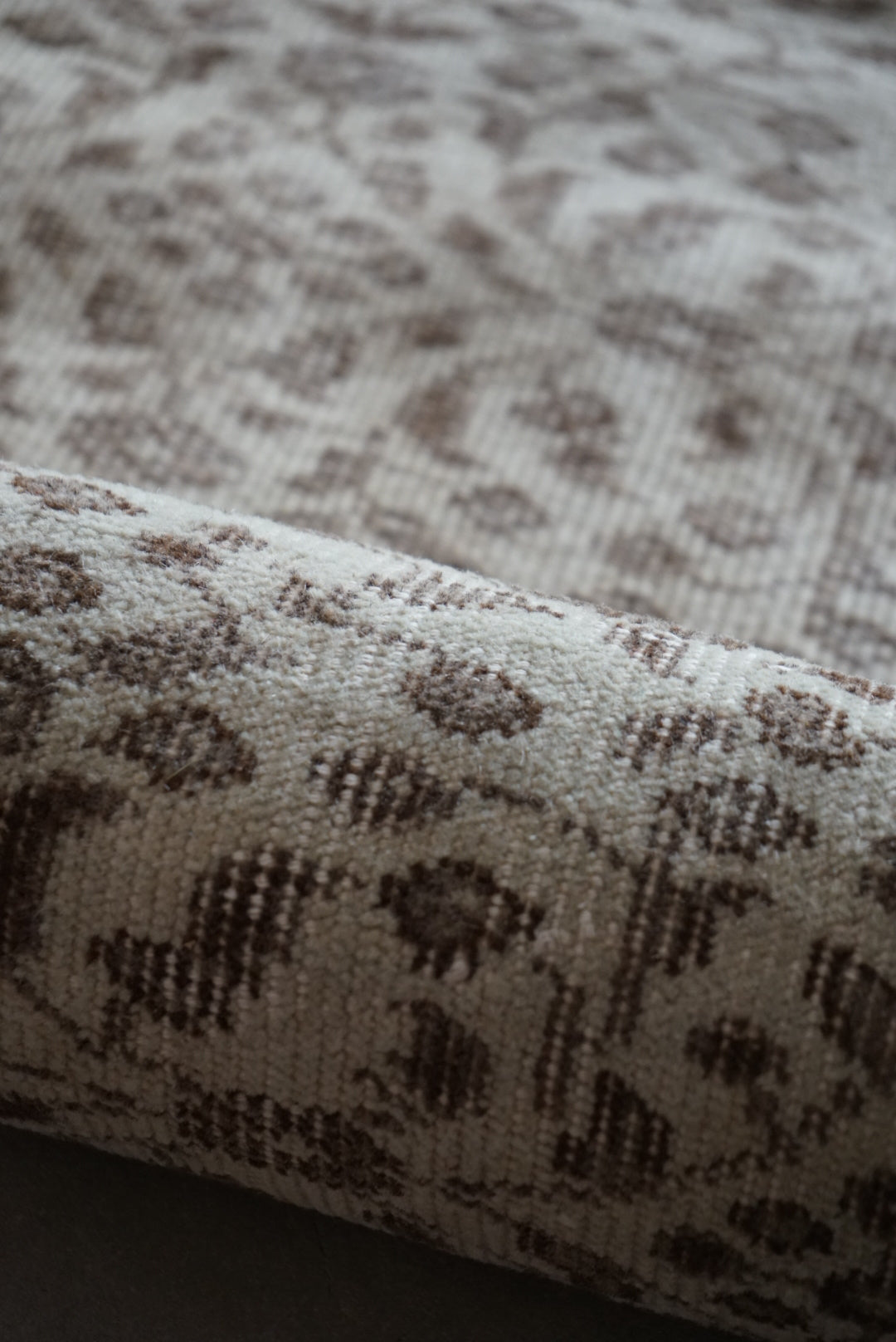 TURKEY OLD ISPARTA BROWN MINT RUNNER 1970年代 195 × 84 cm No.TR25136