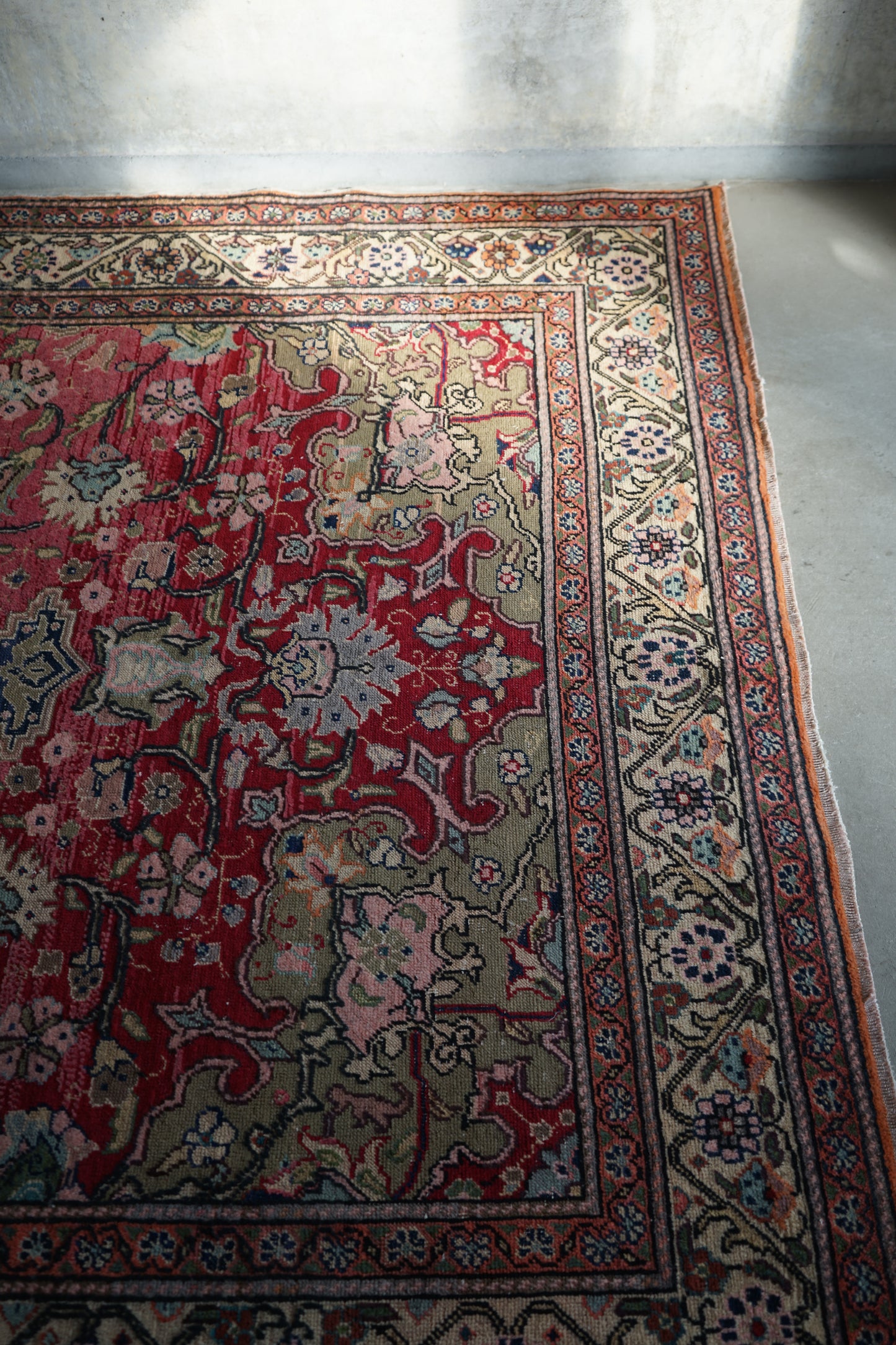 TURKEY OLD KAYSERI PINK 1950-1960年代 218 × 153 cm No.TR25192