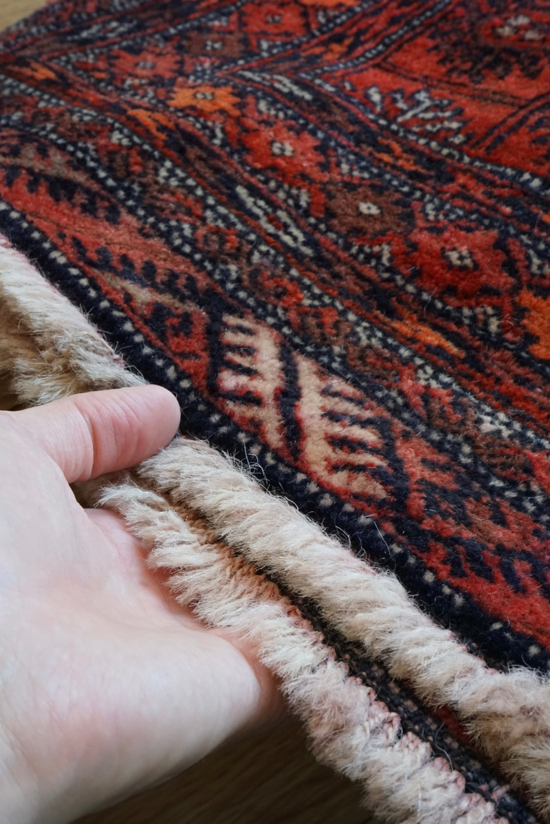 店頭販売 Afghanistan Old Turkmen 1960年代 202 × 137 cm  No.AF2532