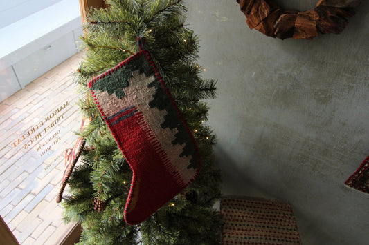 Iran antiques | Christmas Santa Socks 39×25cm No.58