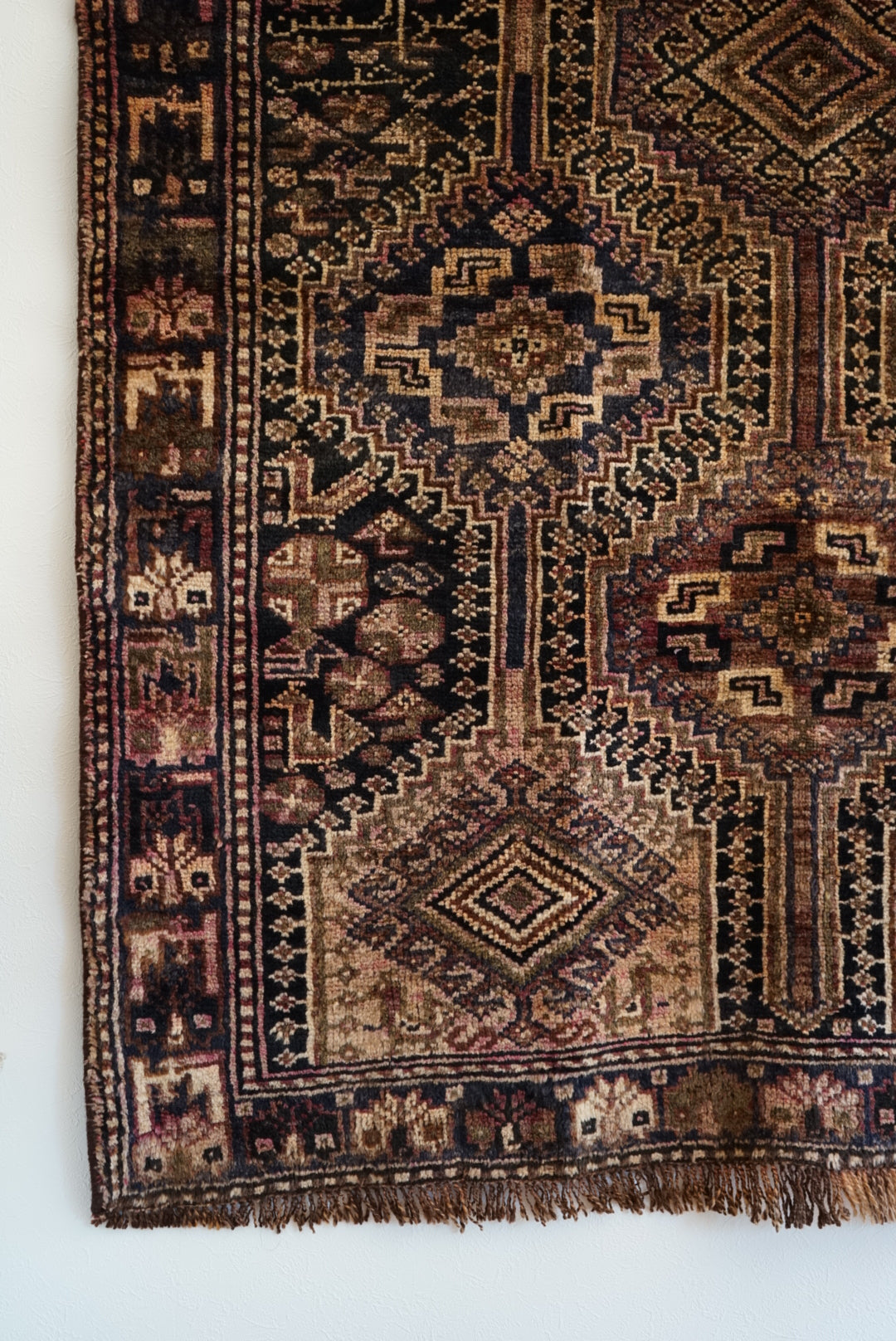 店頭販売 Iran Antique Shiraz Khamseh Dolkhani 1770年代 186 × 131 cm