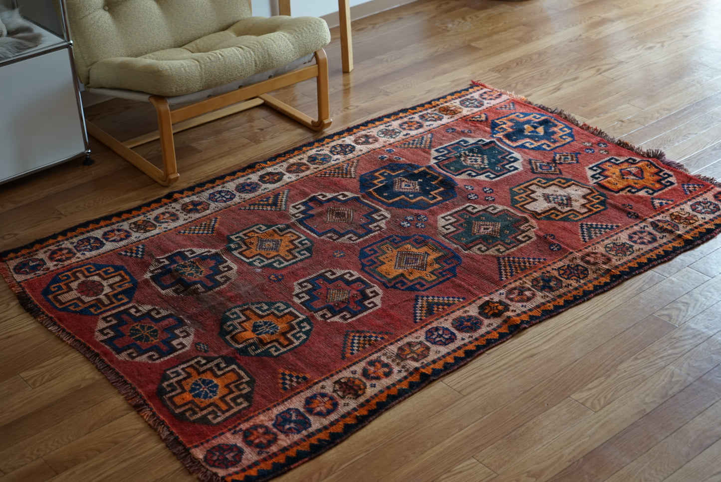 店頭販売 Iran Antique Qashqai Shiraz 1840年代 172 × 115 cm