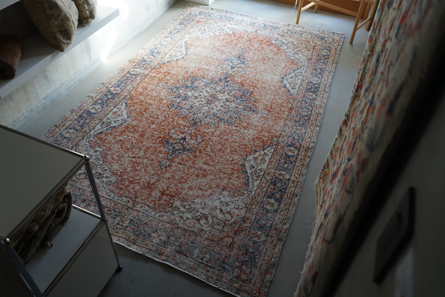 TURKEY OLD ISPARTA ORANGE 1970年代 272 × 161 cm No.TR25198