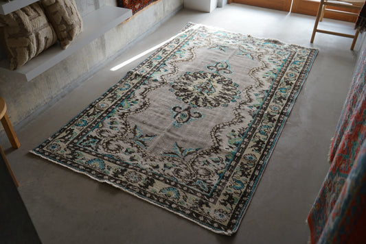 TURKEY OLD ISPARTA GREY 1970年代 223 × 136 cm No.TR25146