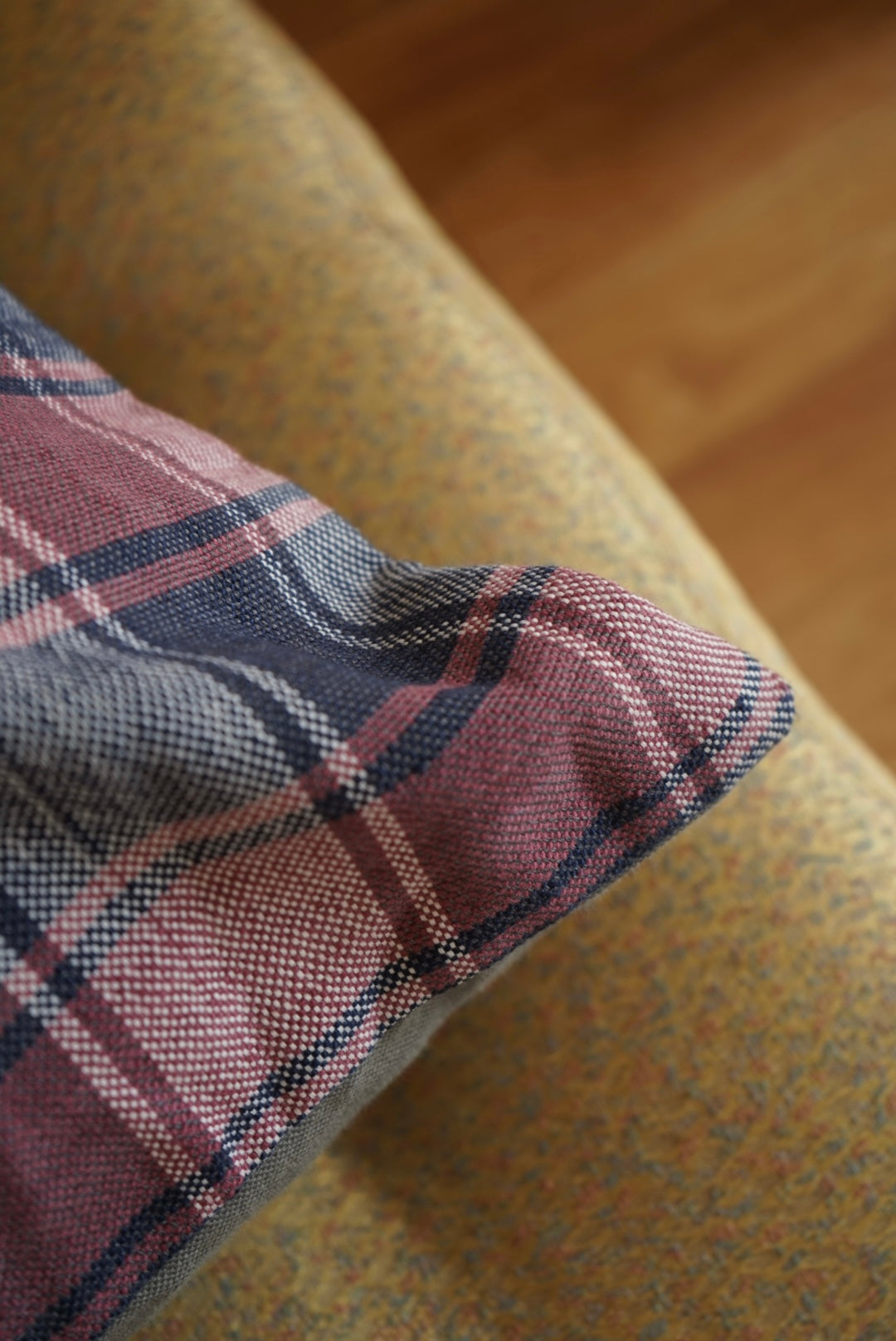 Türkiye Old Cushion Cover Checker Purple , White , Navy 51 × 50 cm No.TR25397