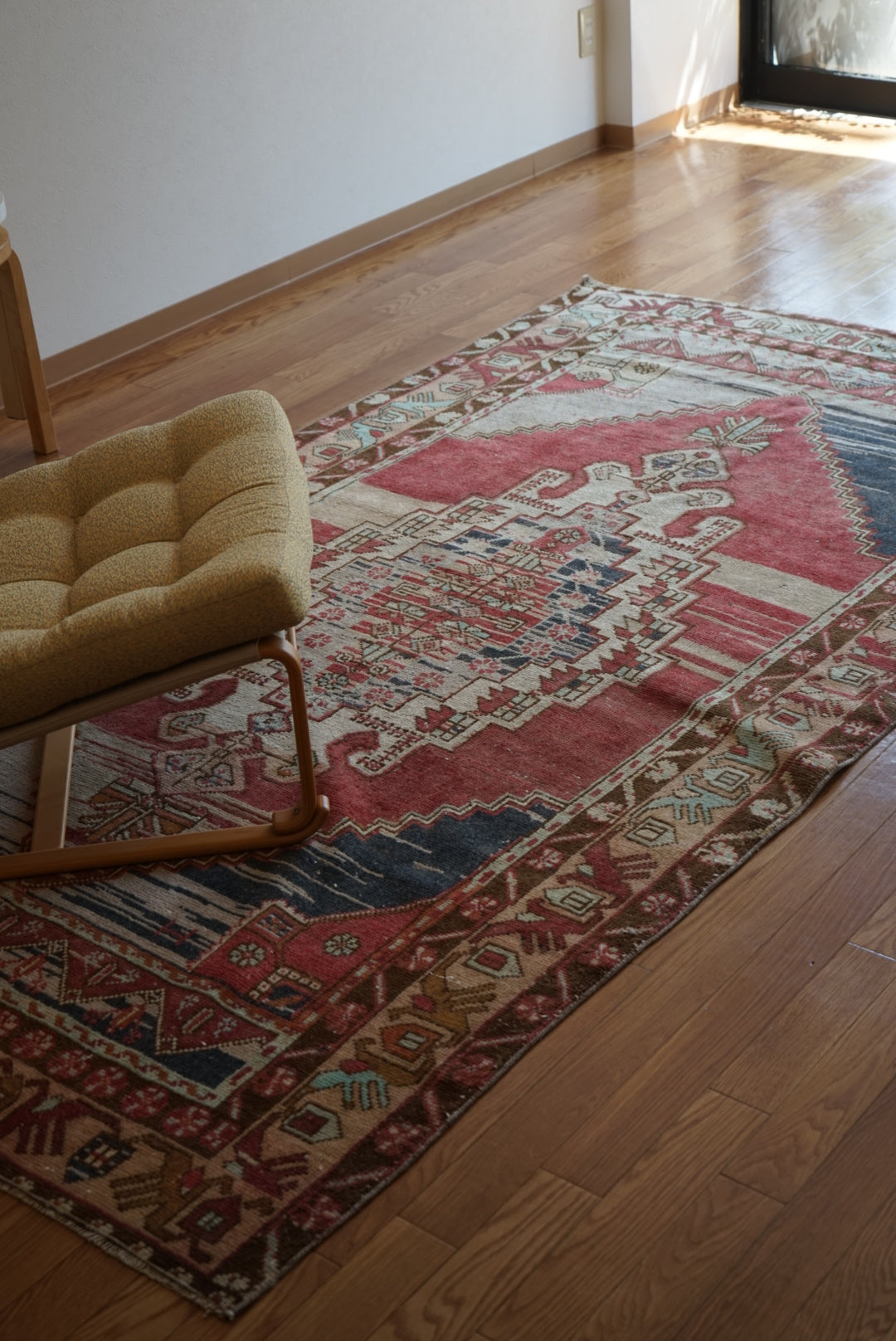 Türkiye Old Kayseri Medallion Modern Color 1970年代 257 × 145 cm No.TR25390