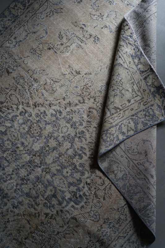 Türkiye Old Isparta Beige , BlueGlay 1970年代 267 × 169 cm No.TR25289