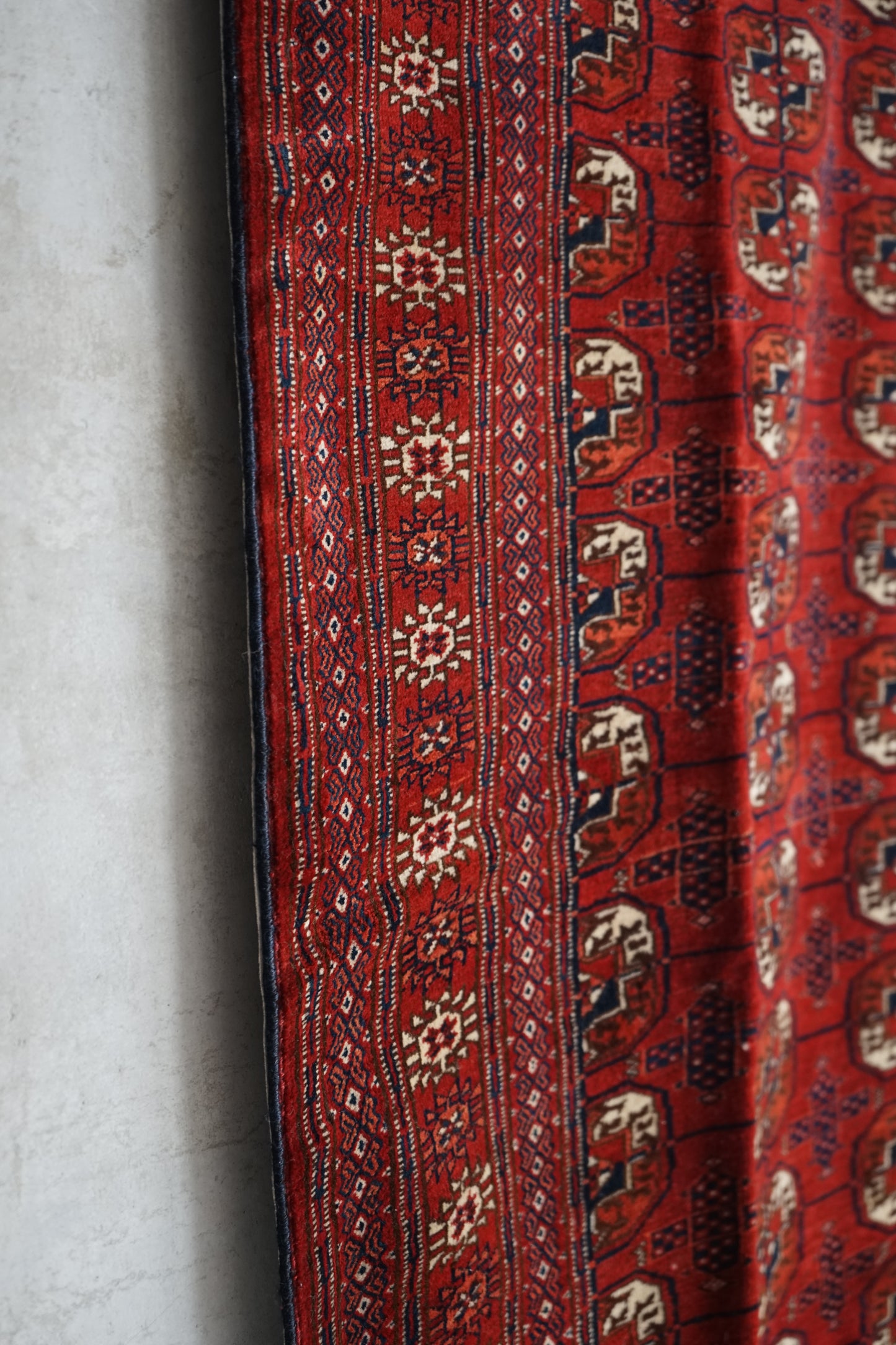 店頭販売 IRAN ANTIQUE TURKMEN ERSARI 1820-1840年代 200 × 128 cm