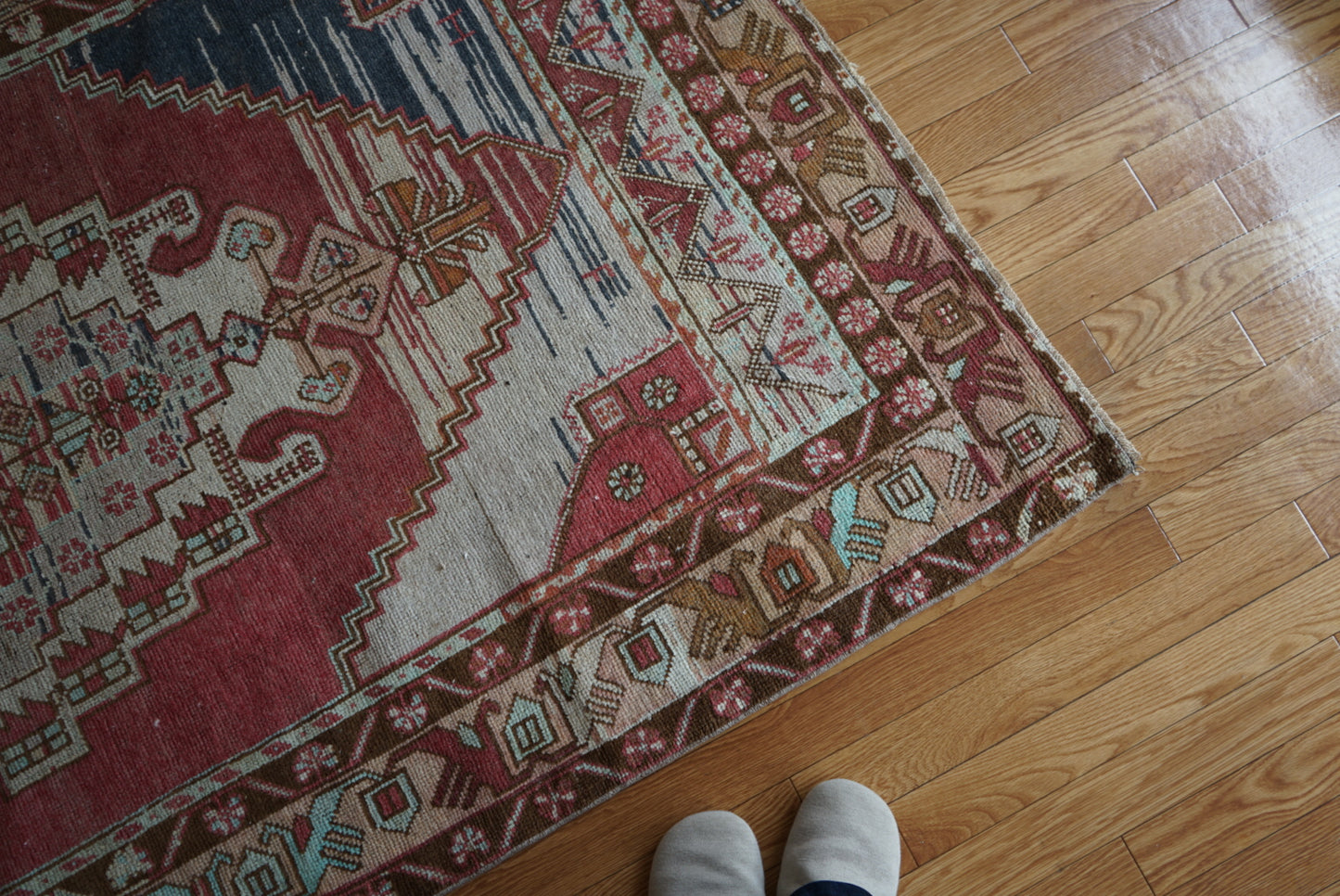 Türkiye Old Kayseri Medallion Modern Color 1970年代 257 × 145 cm No.TR25390