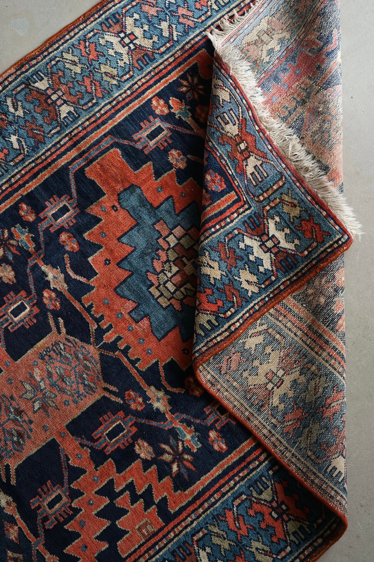 店頭販売 IRAN ANTIQUE BAKHTIARI 1820-1840年代 151 × 101 cm