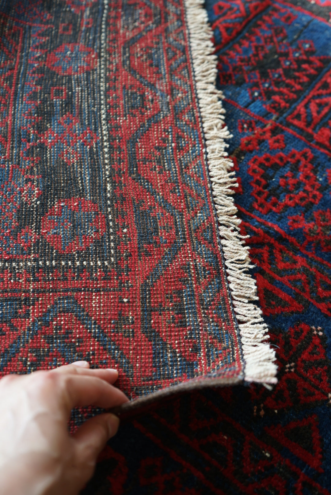 Afghanistan Old Baluch Yaqub Khani 1950年代 198 × 110 cm No.AF2526