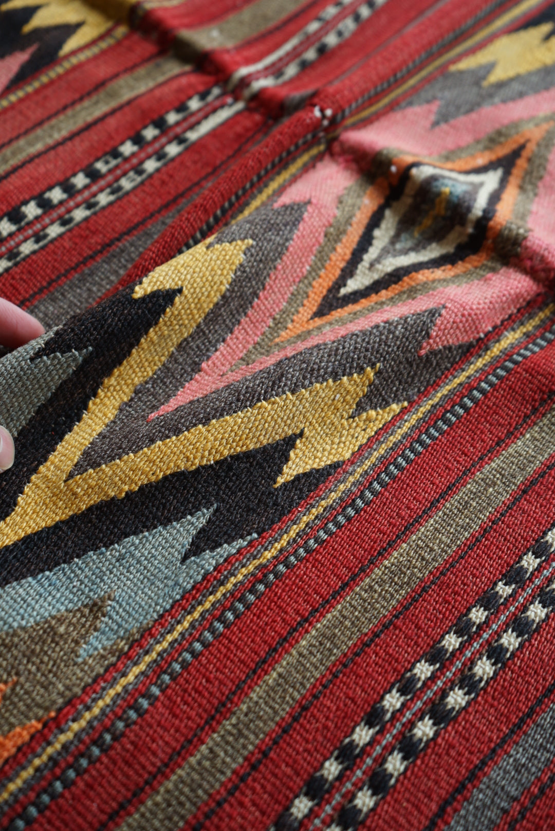 Türkiye Old Balkan Kilim 1950-1960年代 159 × 116 cm