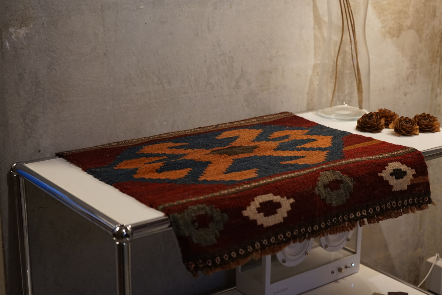 Türkiye Old Kilim Small size 1970年代 52 × 50 cm No.TR25234