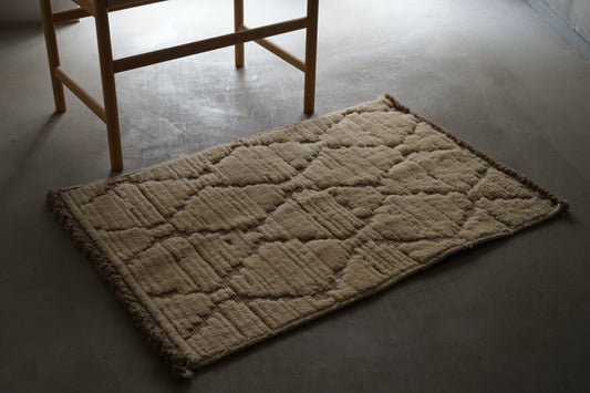 店頭販売 ORIGINAL IRAN QASHQAI KILIM DOORSIZE " DIAMOND " 95 × 65 cm